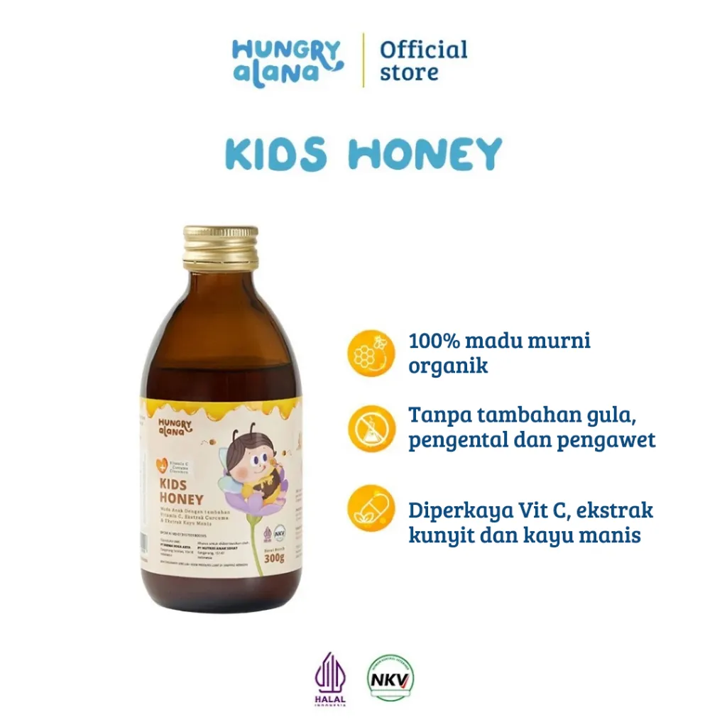 Hungry Alana - Madu Murni Organik Anak - Kids Honey