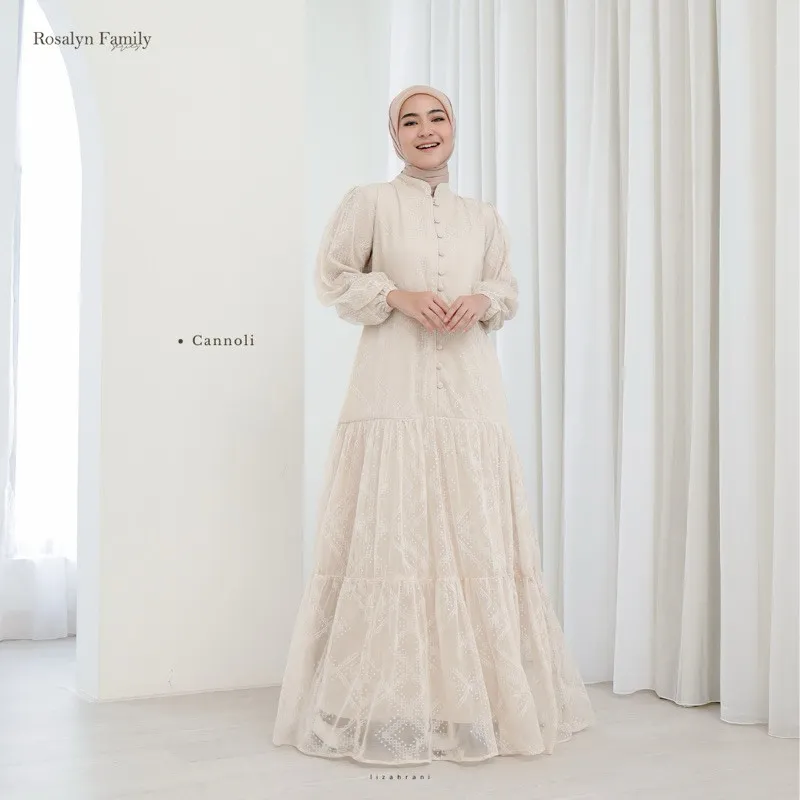 Lizahrani - Rosalyn Dress [Hanya Dress Dewasa]/ Dress Lamaran/ Dress Wisuda / Dress Code Pernikahan/ Dress Lebaran