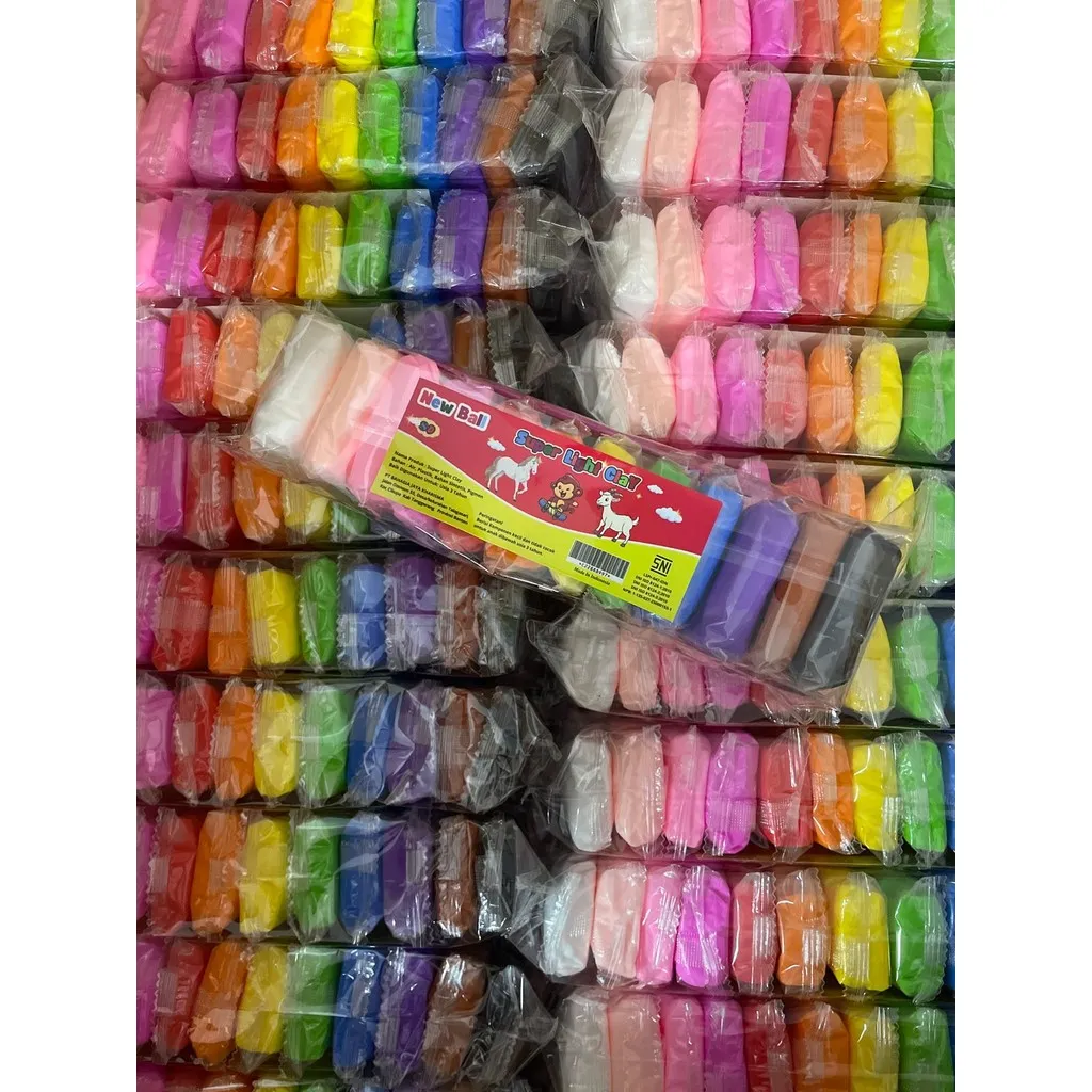 TR - 1 KOLI ISI 240 PACK / 270 PACK YNI-4 POLYMER CLAY MAINAN ANAK MAINAN LILIN 1PACK ISI 12PC