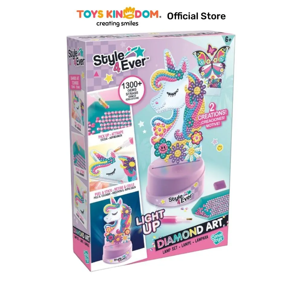 Toys Kingdom Canal Toys Set Style 4Ever Diamond Art Ofg299 Kids Toy Toys Mainan Seni Diy Arts And Crafts Set Mainan Kreativitas Anak Lampu Dekorasi