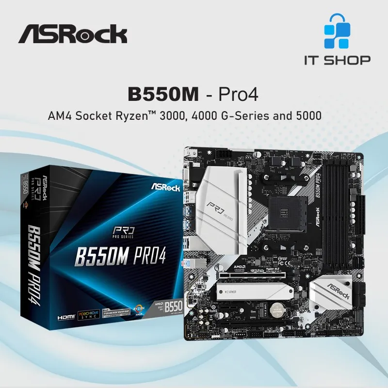 Motherboard Asrock B550m Pro4