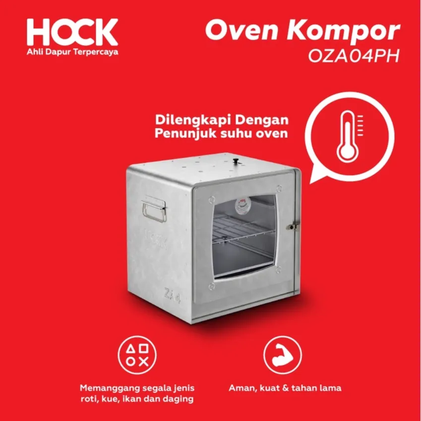 Hock Oven Tangkring Zinc Aluminium 04 Putaran Hawa OZA04PH