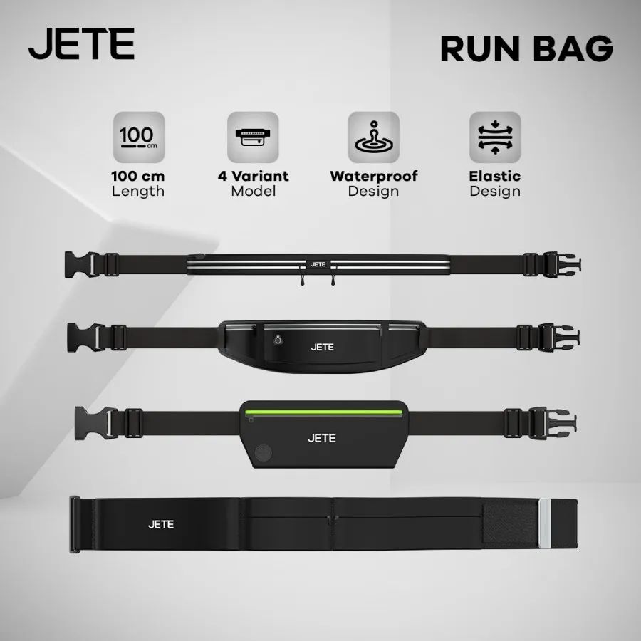 JETE Running Bag - Running Belt - Tas Ikat Pinggang Lari Wateproof (RTL)