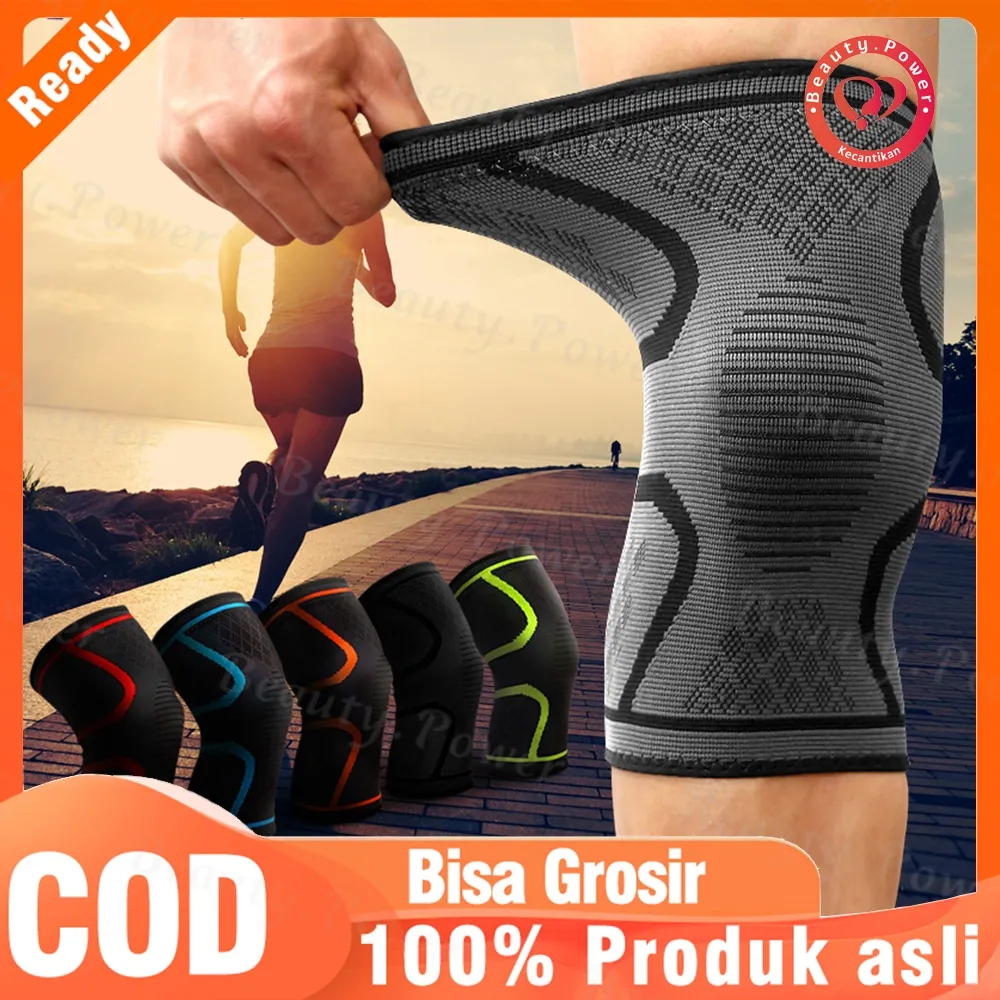Lutut Knee Pad Pelindung Lutut Knee Support Brace Nylon Pelindung Lutut Compression Pad Elastis Running Fitness