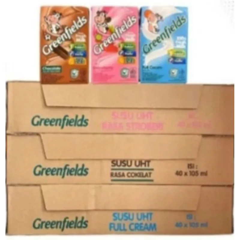 Susu Greenfields UHT box (40pcs x 105ml)