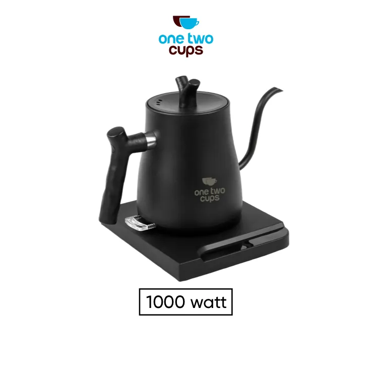 One Two Cups Teko Listrik Kopi Pemanas Air Leher Angsa 1000W 1L - HR-462
