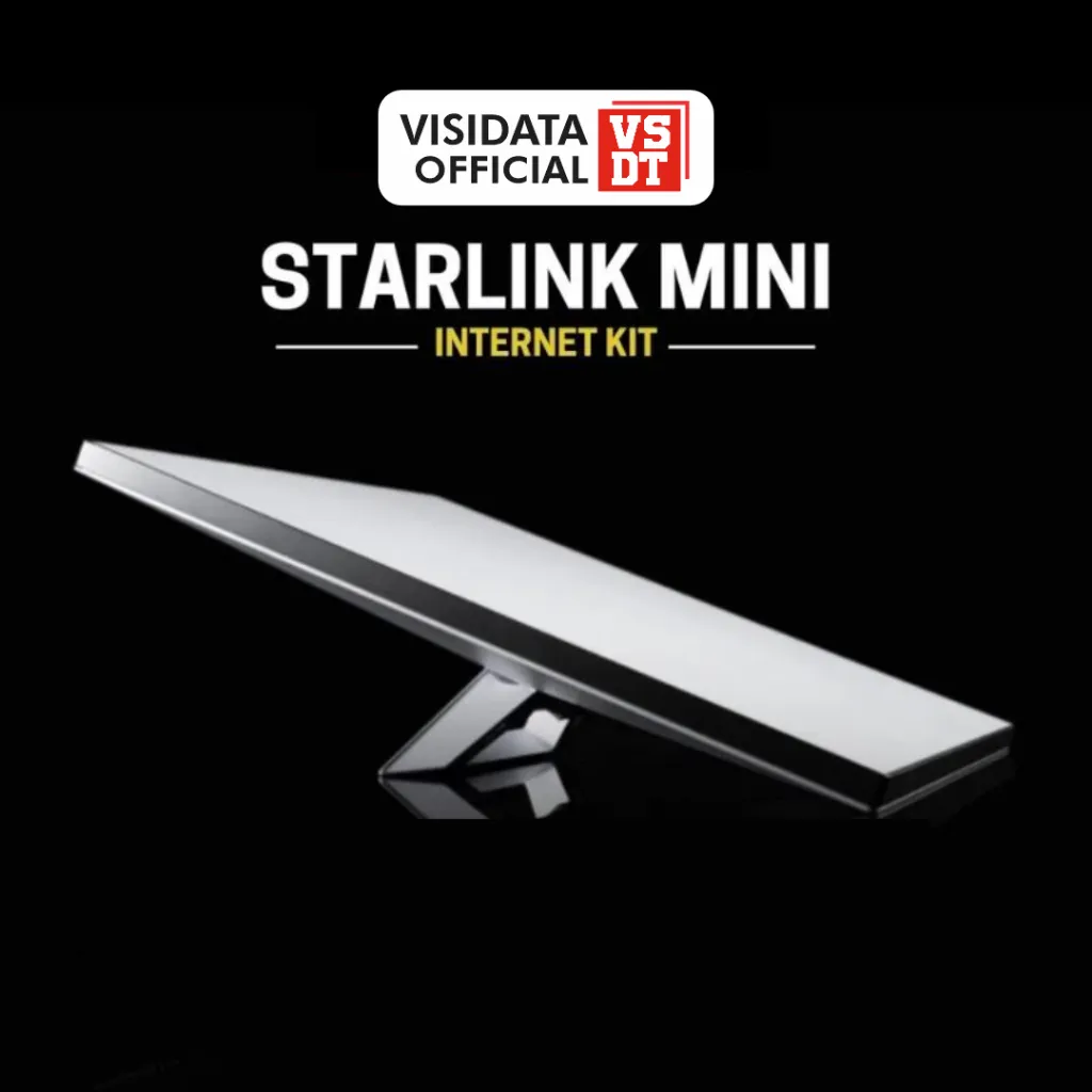 STARLINK Mini Satelite Internet Kit Antenna WiFi Router Kit Dual band High Speed Internet untuk Paket Jelajah - Garansi Resmi