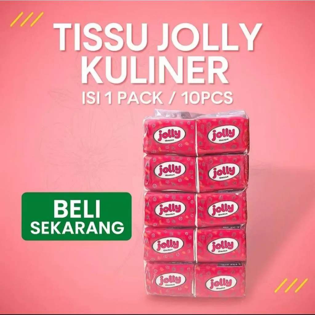 Tissue/Tissu Jolly Pop Up Kuliner 90gr PAKETAN 10 PCS Original Clean