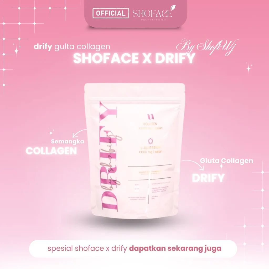 Shoface X Drify - Gluta Collagen Watermelon With Collagen Peptida