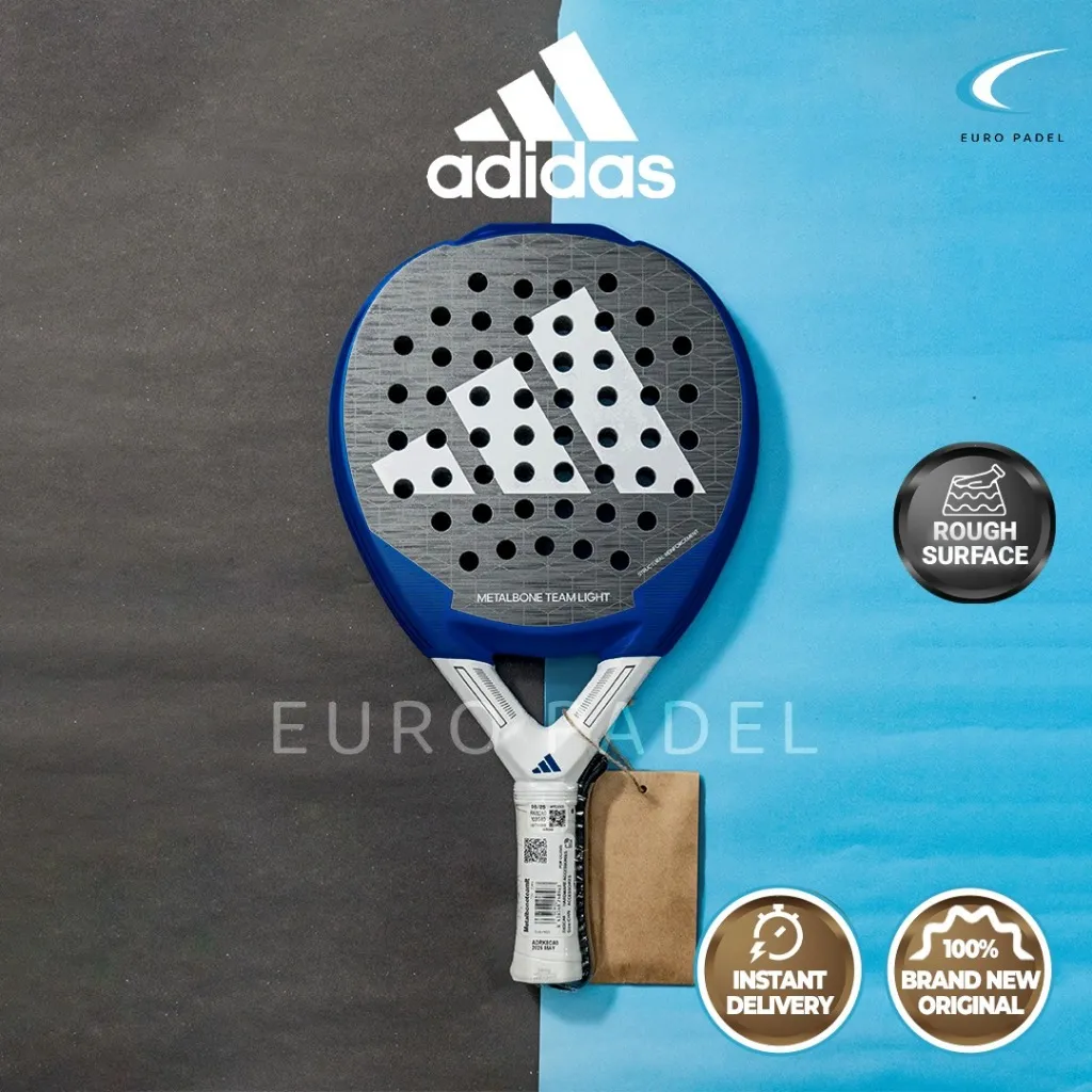 ADIDAS METALBONE TEAM LIGHT Round Intermediate Fiberglass Rough Racket Padel Original