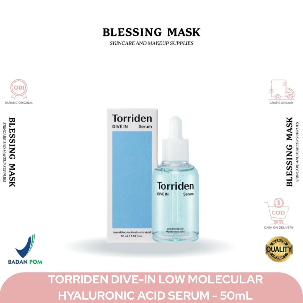 Torriden DIVE-IN Low Molecular Hyaluronic Acid Serum - 50mL | Blessingmask.official