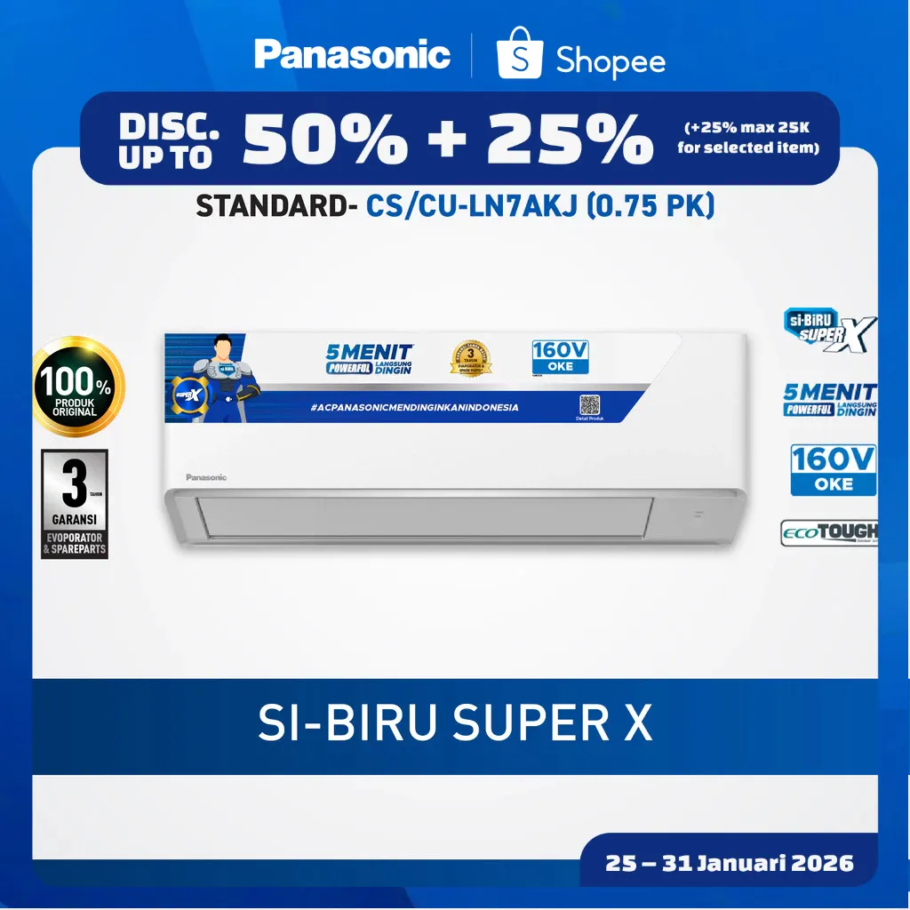 Panasonic CS/CU-LN7AKJ AC Standard Low Voltage [0.75 PK]