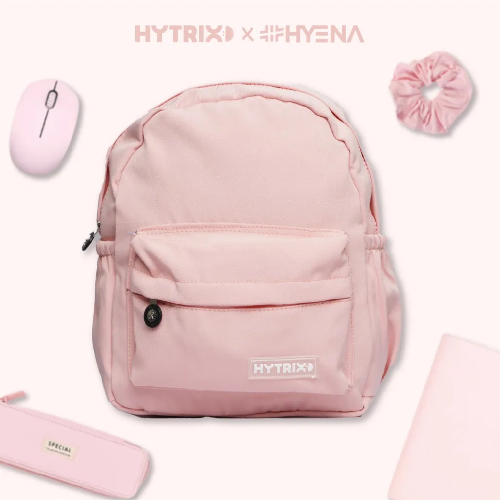 HYENA x HYTRIX  [RM508] - Colour Pop Backpack Water reppelent - Tas Ransel Wanita Mini Tas Fahion Korea Stylish