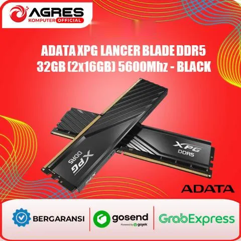 ADATA XPG RAM LONGDIMM DDR5 32GB (16GBX2) 5600MHZ LANCER BLADE BLACK