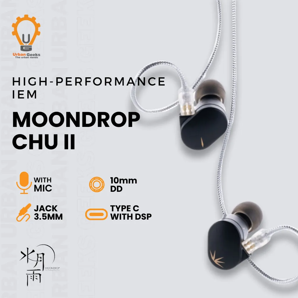 Moondrop CHU 2 DSP In Ear Monitor Earphone With Mic Type-C Plug
