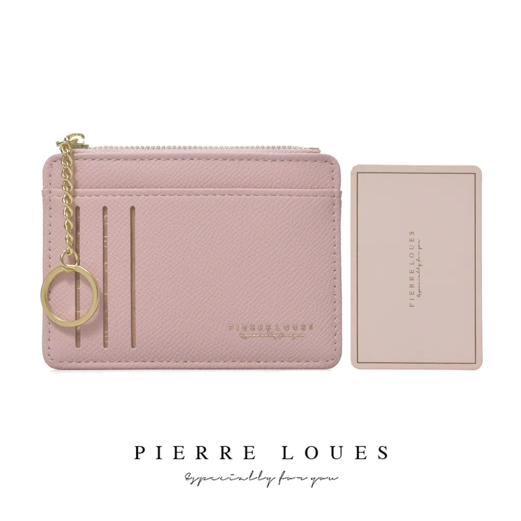 Card Holder PIERRE LOUES Yukiko Wallet Dompet Kartu PU Leather Premium BAEOS