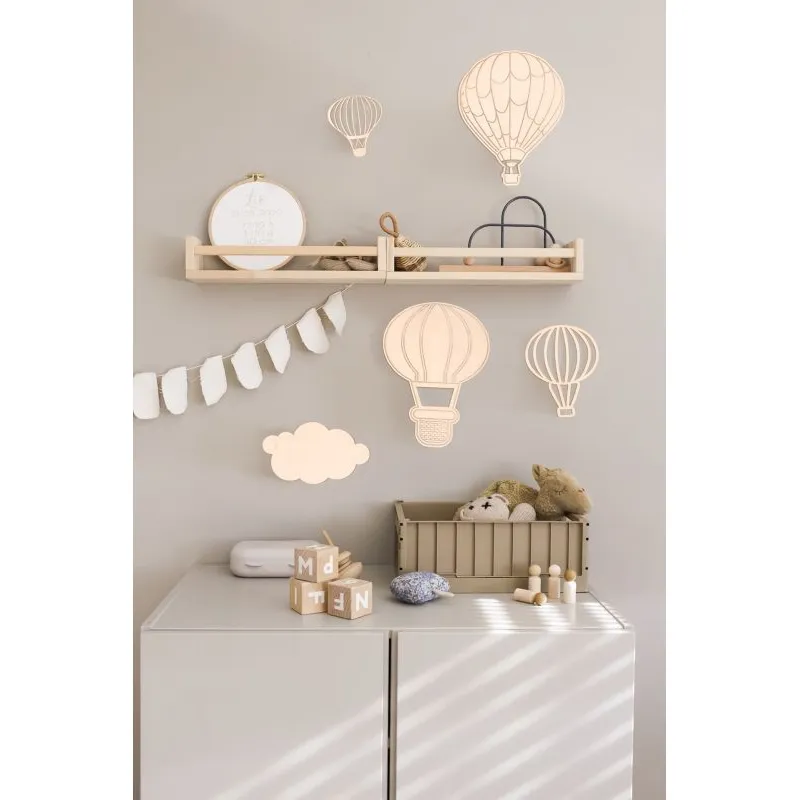 Walldecor Kamar Anak Hot Air Ballon |Dekorasi Plyroom
