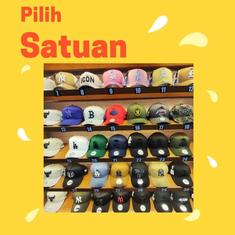 Topi Baseball Premium Satuan