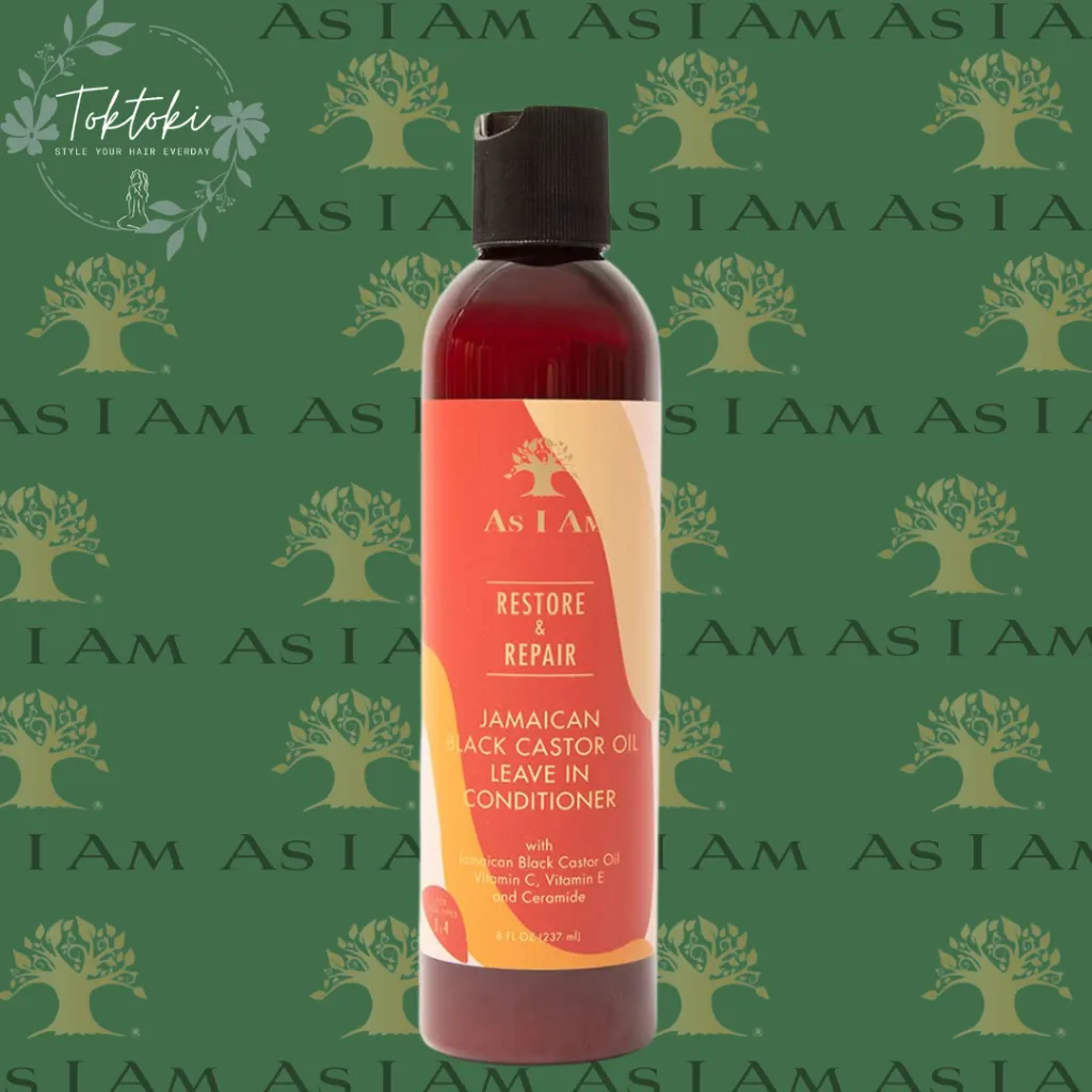 AS I AM Restore & Repair Jamaican Black Castor Oil Leave-In Conditioner