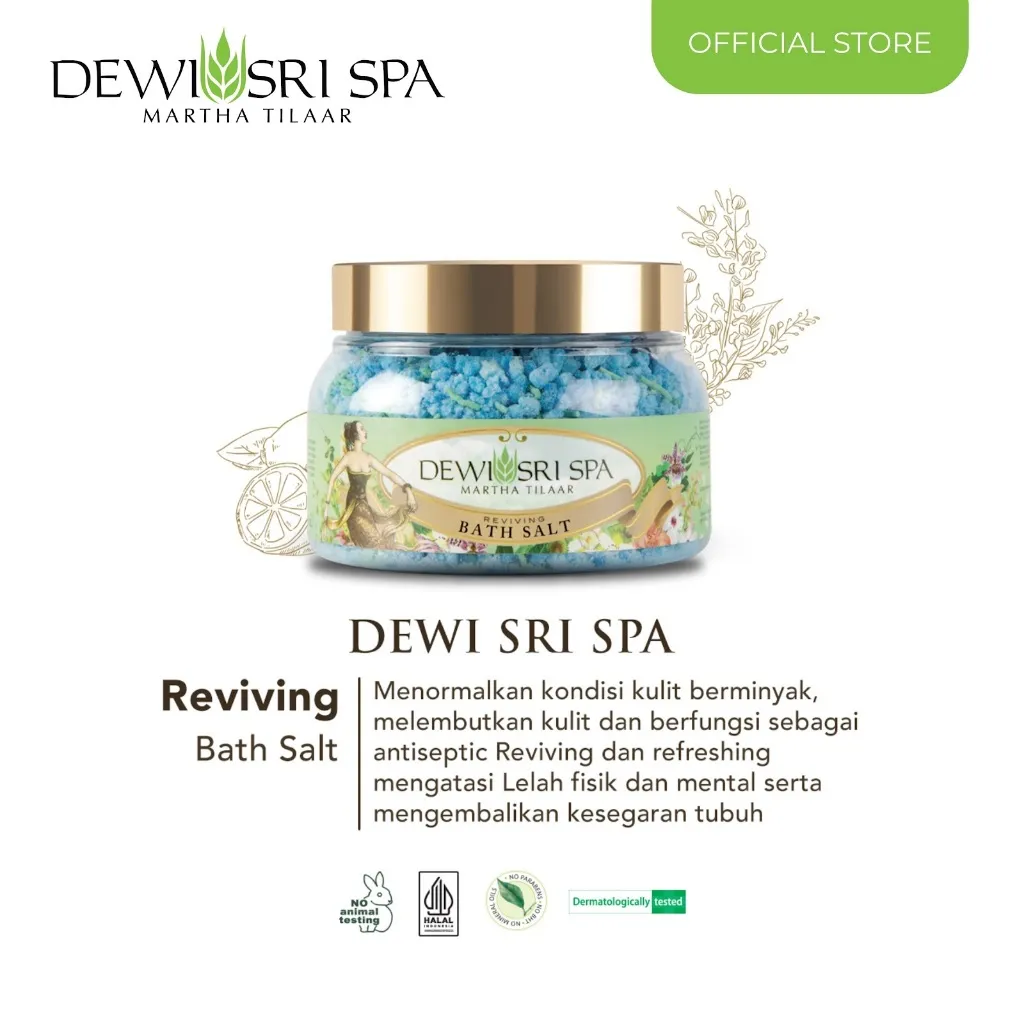 Dewi Sri Spa Reviving Bath Salt 310 gr