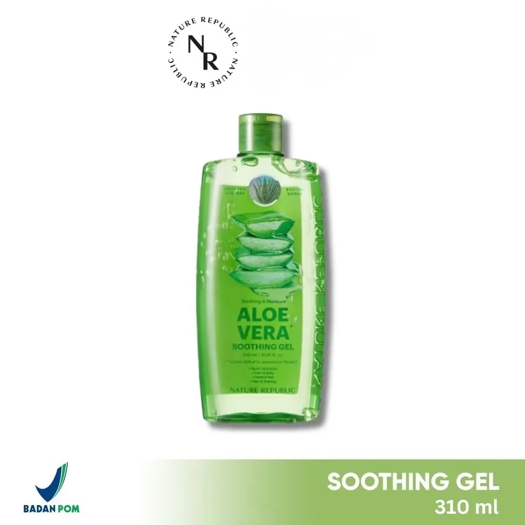 ❤ MEMEY ❤ NATURE REPUBLIC Aloe Vera 92% Soothing Gel 310ml ✔️BPOM