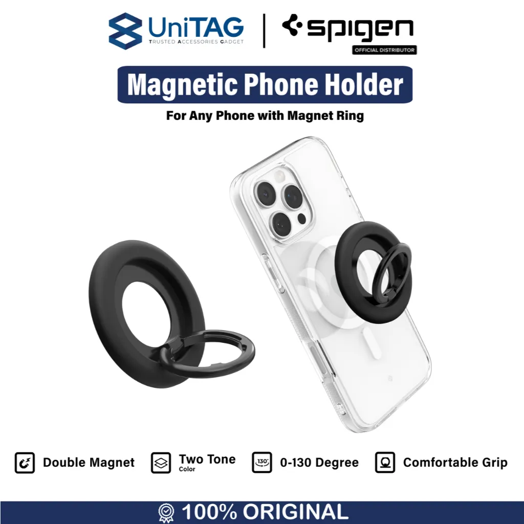 Phone Ring Holder Spigen Nano Pop MagFit Magnetic Stand HP Universal Multifungsi by UniTAG