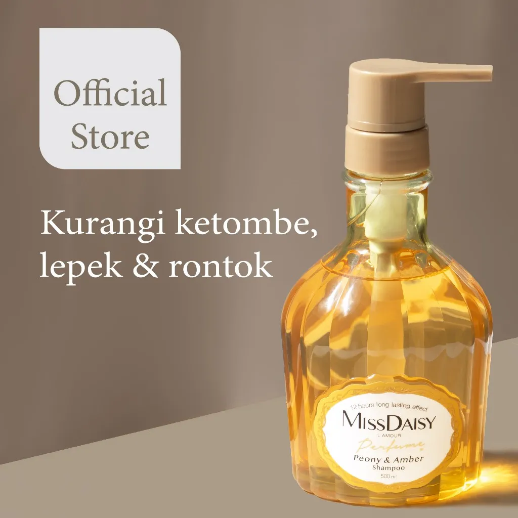 MISS DAISY | Peony & Amber | Anti Ketombe | Rontok | Lepek | Berminyak | French Perfume Shampoo | BPOM | Gentle Shampoo