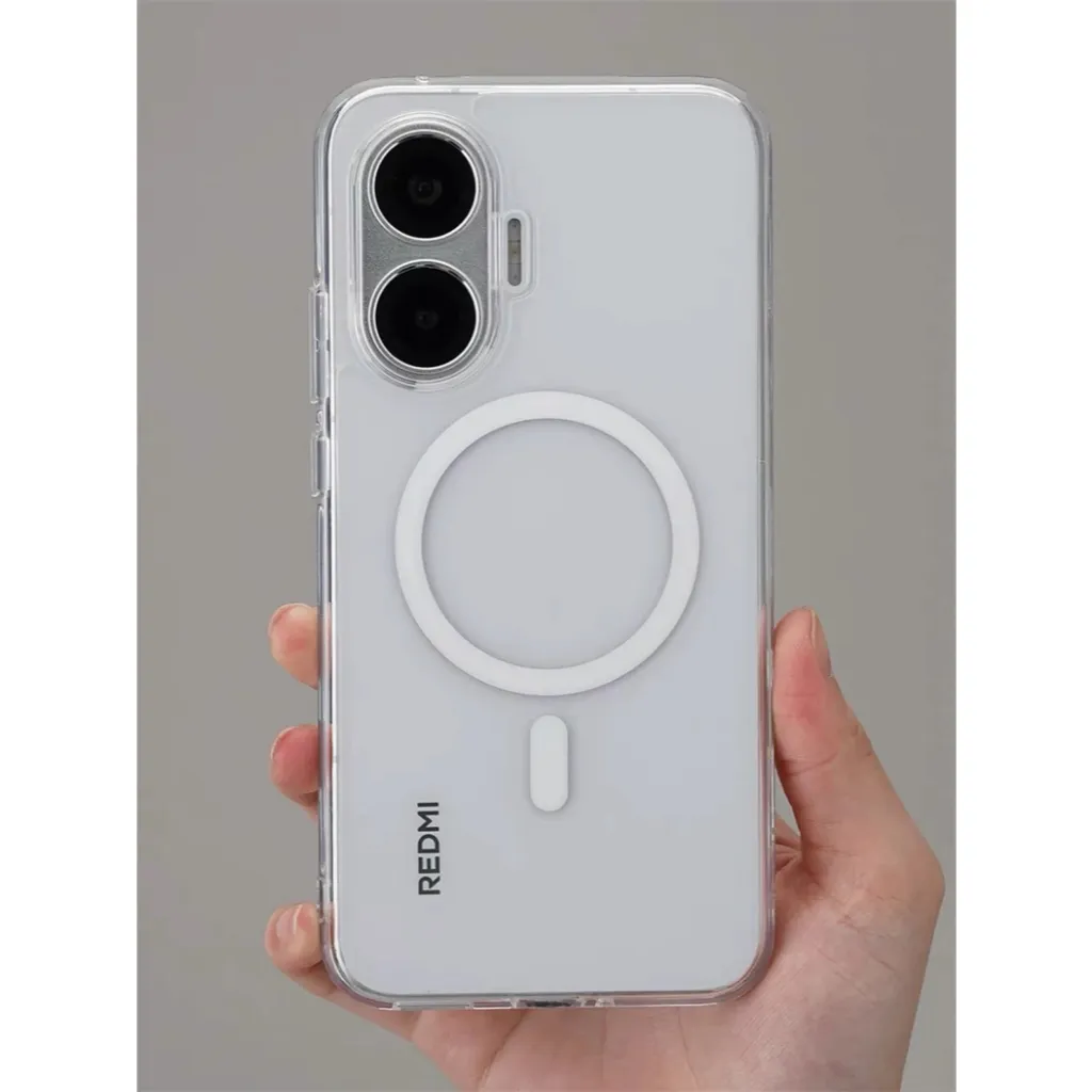 Case untuk Xiaomi POCO F7 MAGSAFE Wireless Tpu Slim Magnetic Transparan Clear Softcase Casing