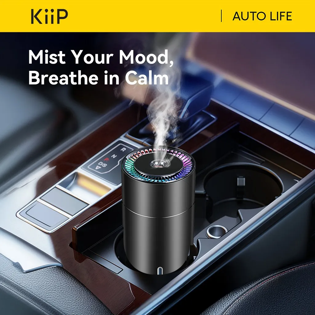 Kiip HUM01 Rechargable Aromatherapy For Car Home Office Humidifier Air Diffuser