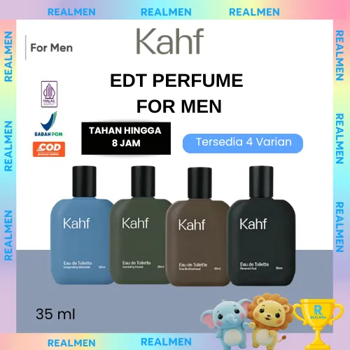 KAHF Parfum Pria cowok Revered Oud Eau de Toilette 35 ml humbling forest waterfall brotherhood