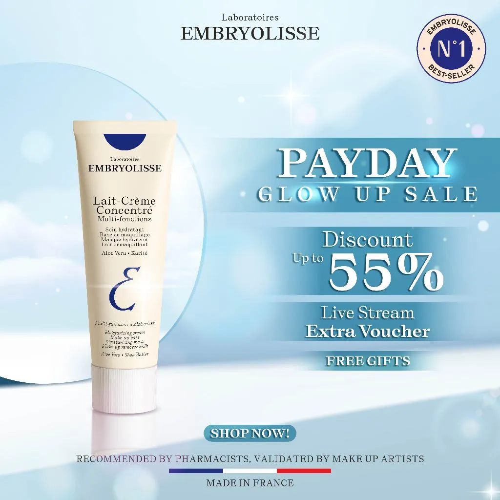 [FLASH SALE] Embryolisse Lait-Creme Concentre 30ml Moisturizer Cream Pelembab Wajah