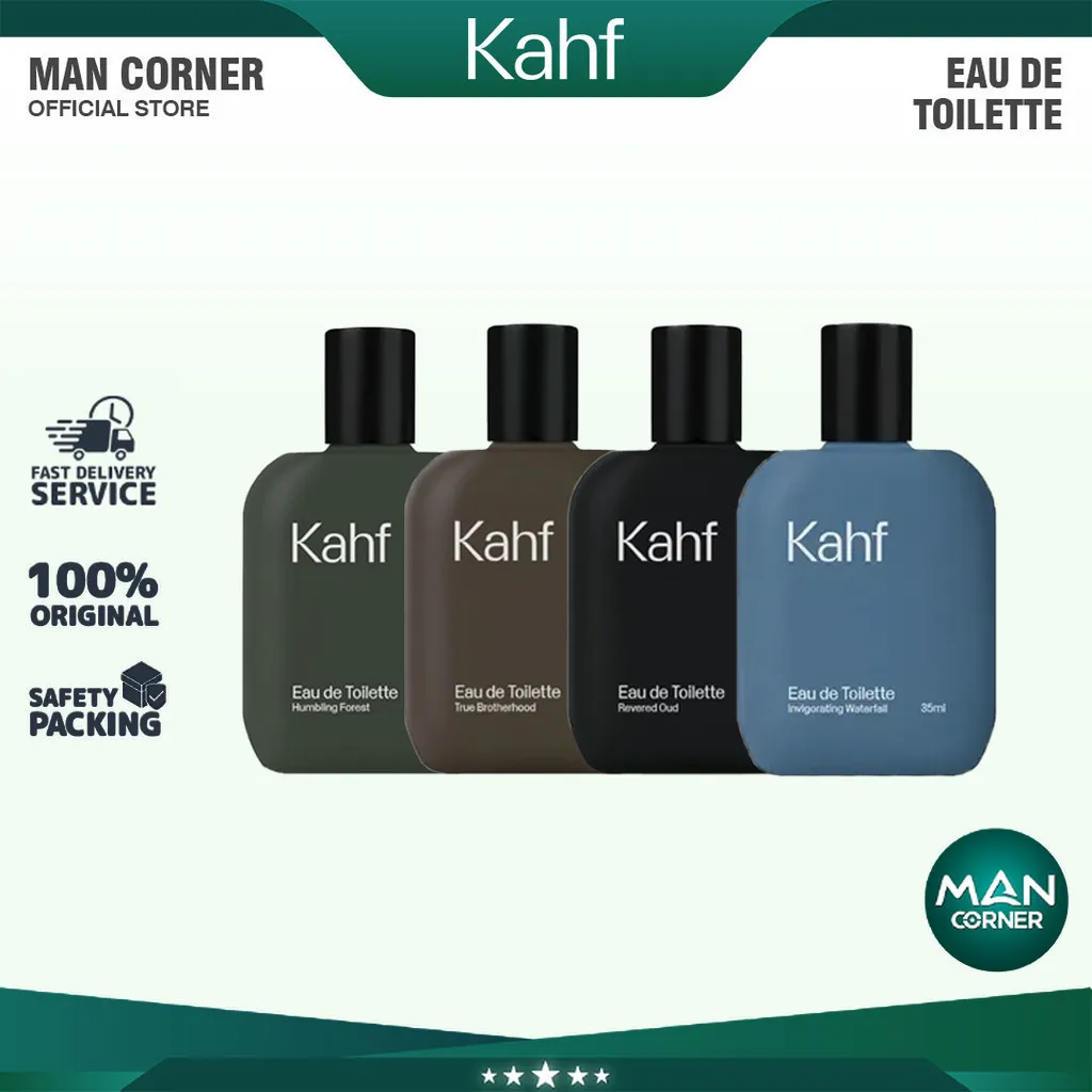 KAHF Eau de Toilette 35 ml -  Parfum Pria Tahan Lama - EDT | Man Corner