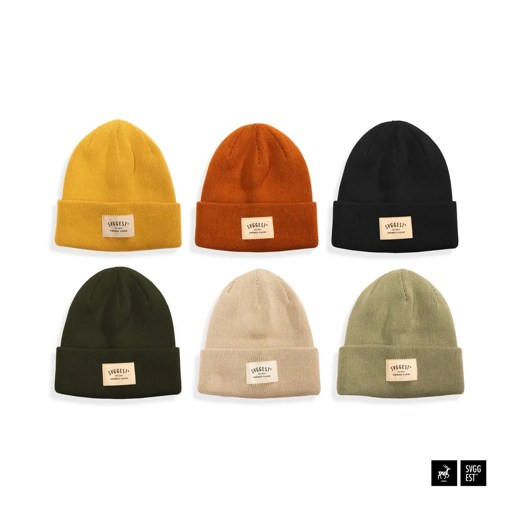Svggest Beanie Hat Alpaca Mix - Kupluk Pria