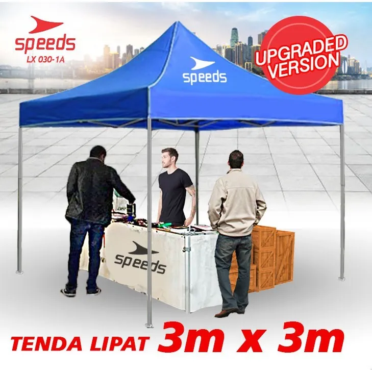 SPEEDS Tenda Lipat 3x3 (18KG)Tenda Bazar Pameran Tenda gazebo Tenda Dagang otomatis 030-1A