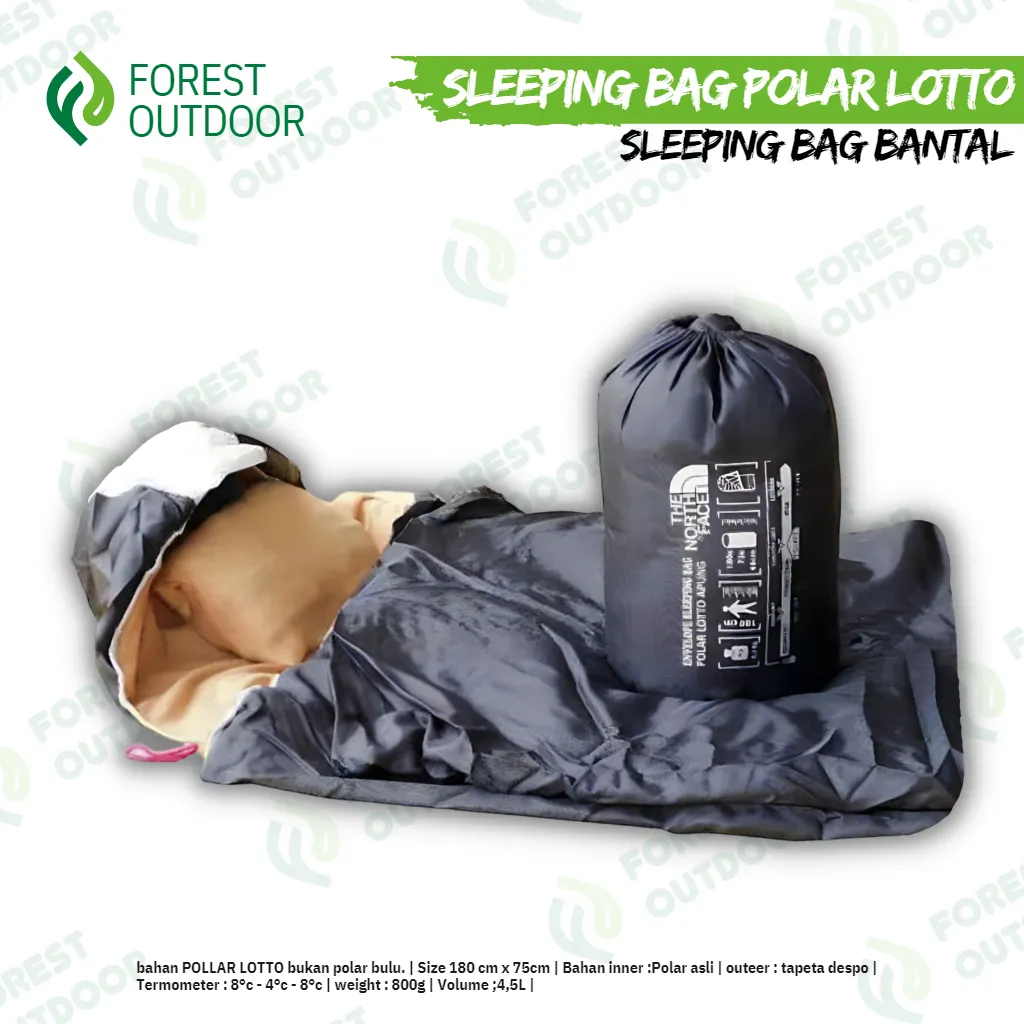 sleeping bag bantal lotto / sleeping bag ultralight / sleping bag bantal anak / sleping bag anak