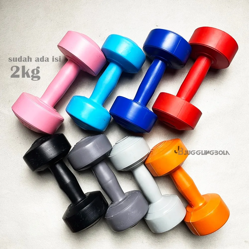 Dumble Barbel 2kg Dumbell Gym Fitnes Home Work Out Murah