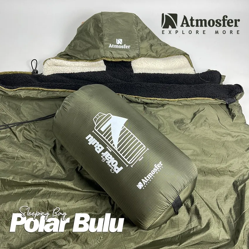 Atmosfer Sleeping Bag Polar Bulu Travelling Hikking - SB Gunung - Camping Outdoor