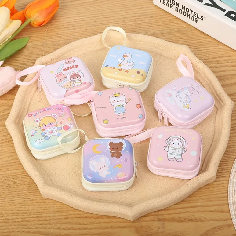 Dompet Mini Penyimpanan Kabel & Headset | Tempat Koin Serbaguna | Cocok untuk Persiapan Ramadan & Traveling