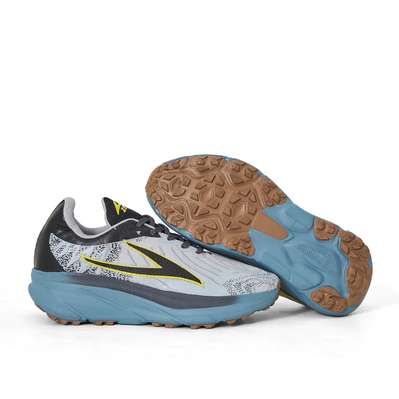 Zevma Tera Speed .1 Grey Black - Sepatu Olahraga Running Trail Run Hiking Lari Pria Wanita Sneakers Kasual Senam
