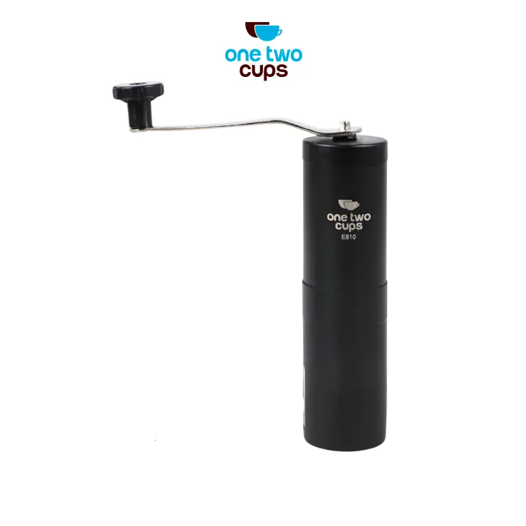 One Two Cups Alat Penggiling Kopi Manual Coffee Bean Grinder E810- Black