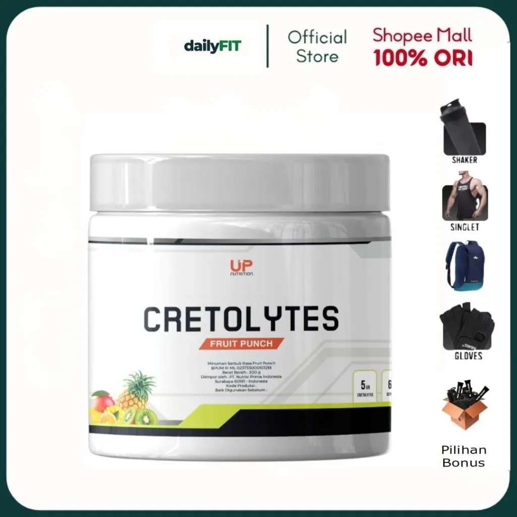 Up Nutrition Cretolytes 300 gr 60 Servings Creatine + Electrolytes