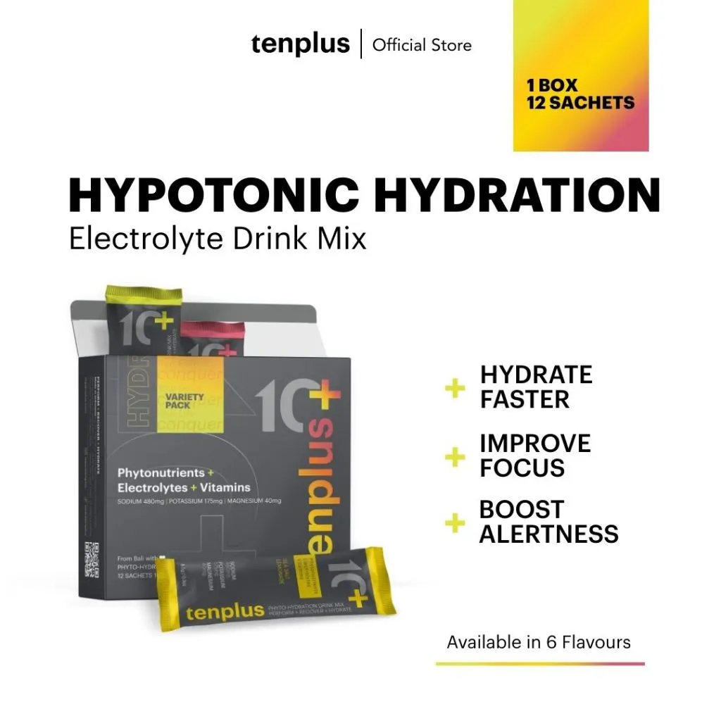 TENPLUS Hypotonic Hydration Drink Mix - 1 Box Isi 12 Sachet