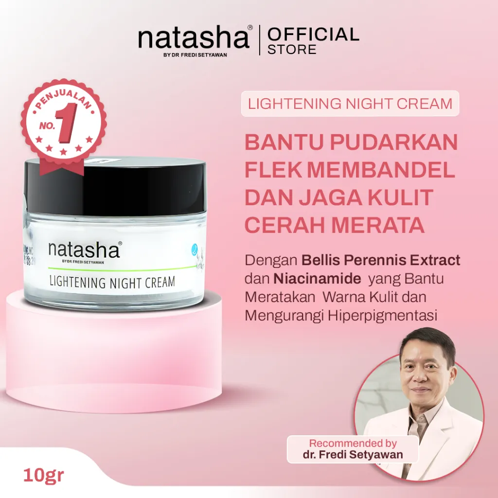 Natasha by dr Fredi Setyawan Lightening Night Cream 10gr