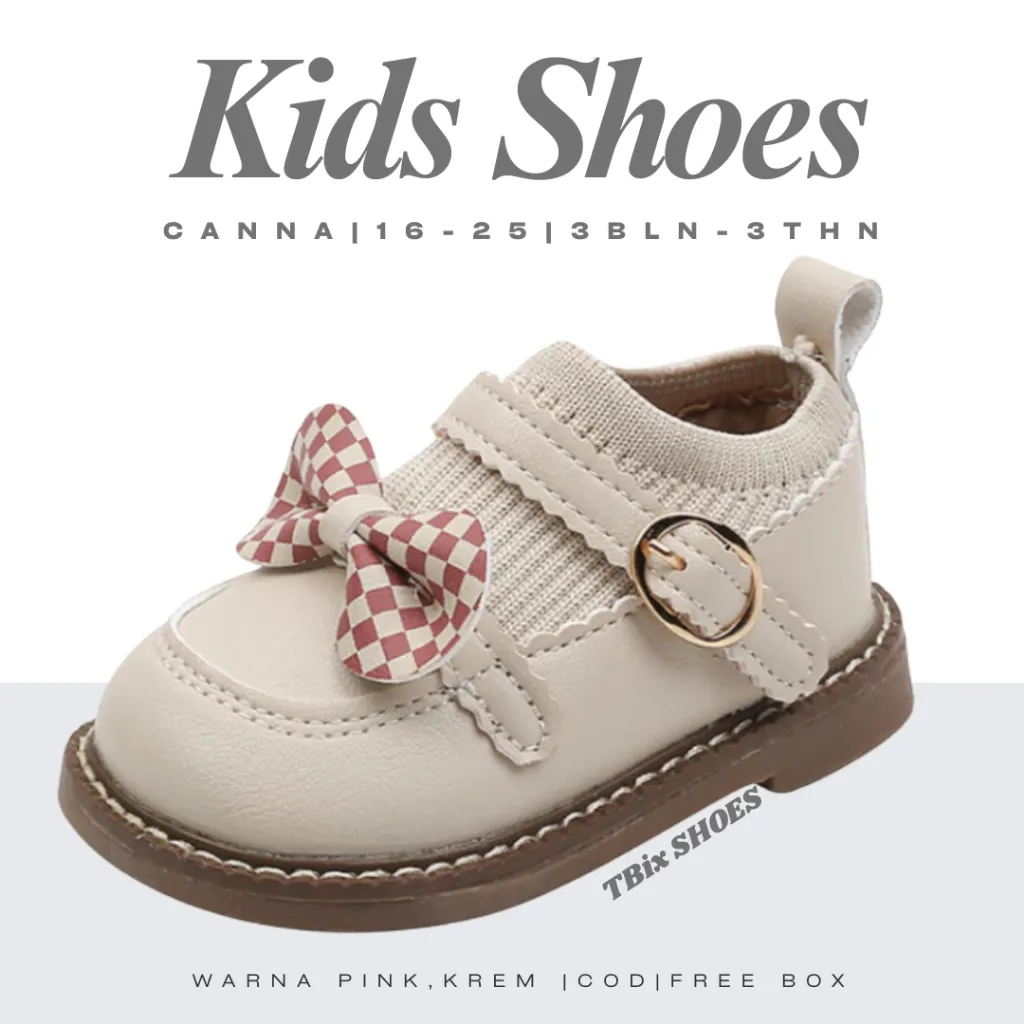 [Tokobig] Import Shoes Canna Sepatu Bayi Perempuan Sepatu Prewalker Sepatu Anak Import Ukuran 15-25 Usia 2 Bln-3 Thn TOP PRODUK