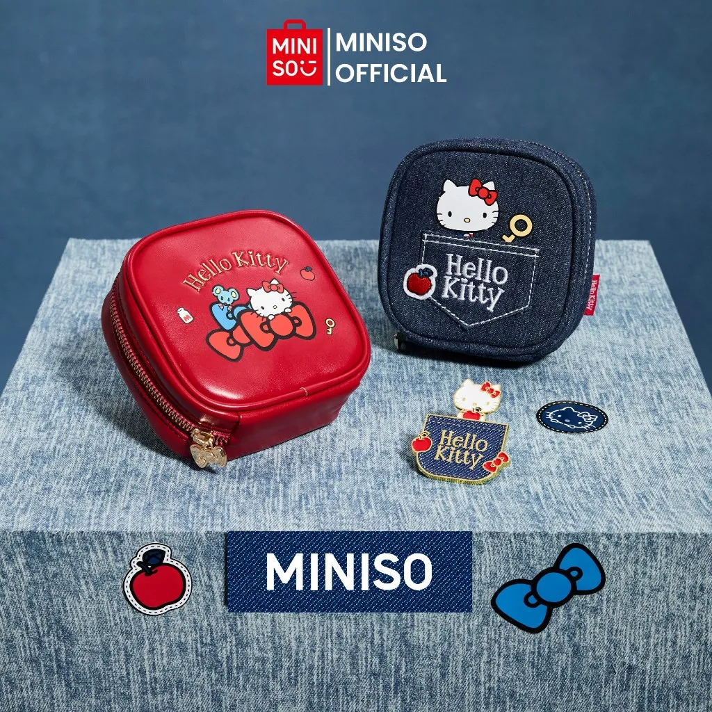 MINISO X Hello Kitty Classic Series Multifunctional Coin Purse Dompet Koin Multifungsi Lucu Karakter Hello Kitty