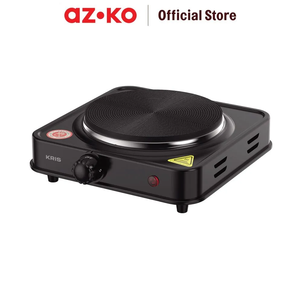 AZKO Kris Kompor Listrik Single 600 watt Electric Stove Kompor Elektrik 1 Tungku Perlengkapan Dapur Alat Masak