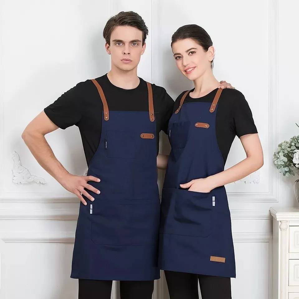 Monolog Apron Barista Bartender Celemek Masak Dapur Murah Pria Wanita Dewasa