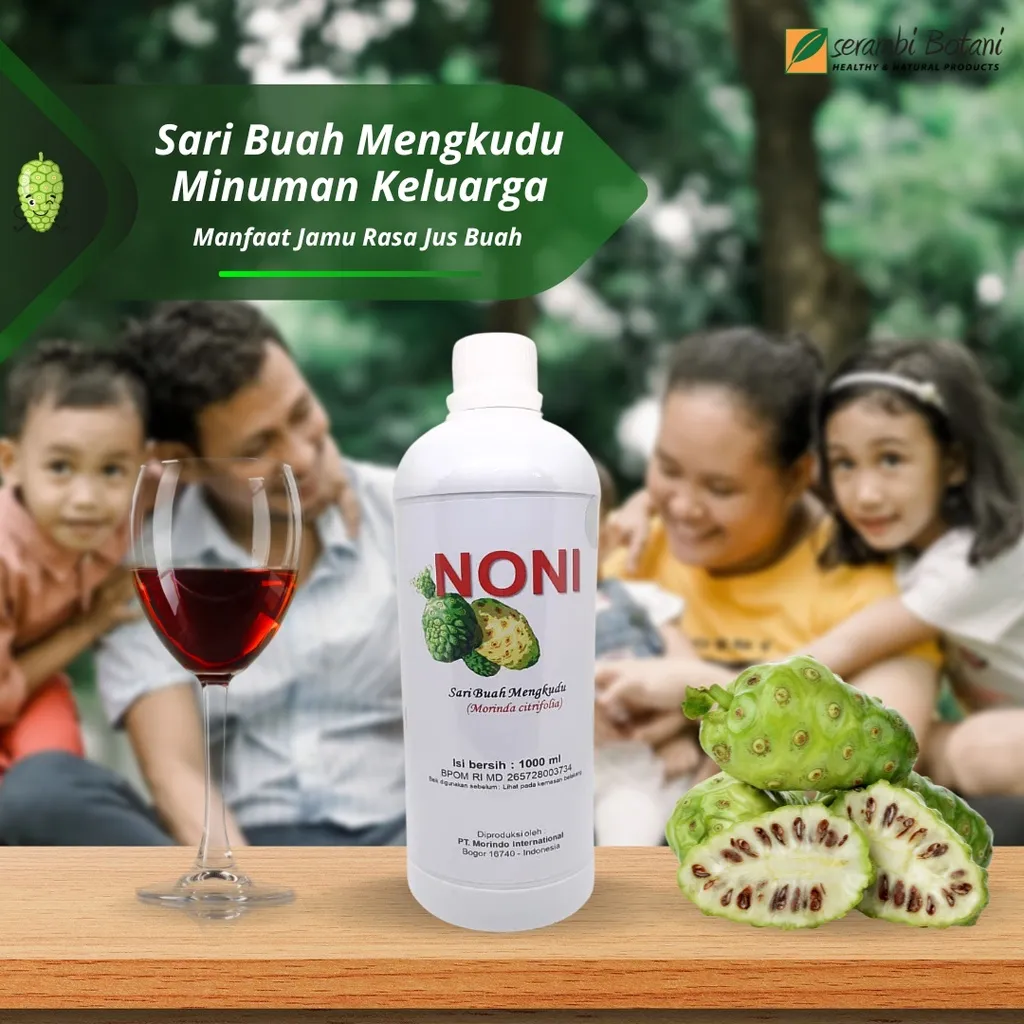 Sari Jus Buah Mengkudu Noni - Menyembuhkan Gerd, Pencernaan dan Insomnia