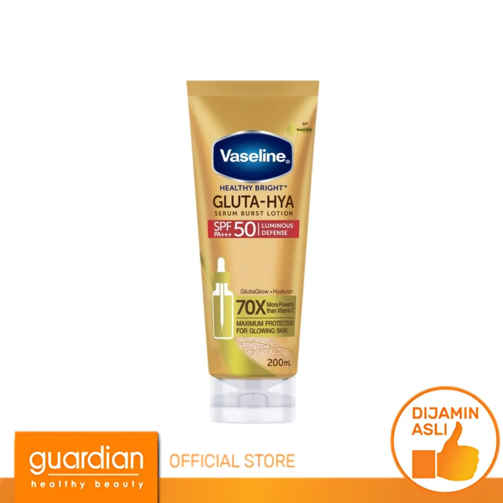 Vaseline Gluta-Hya Serum Burst Sunscreen SPF 50 PA+++ 200Ml