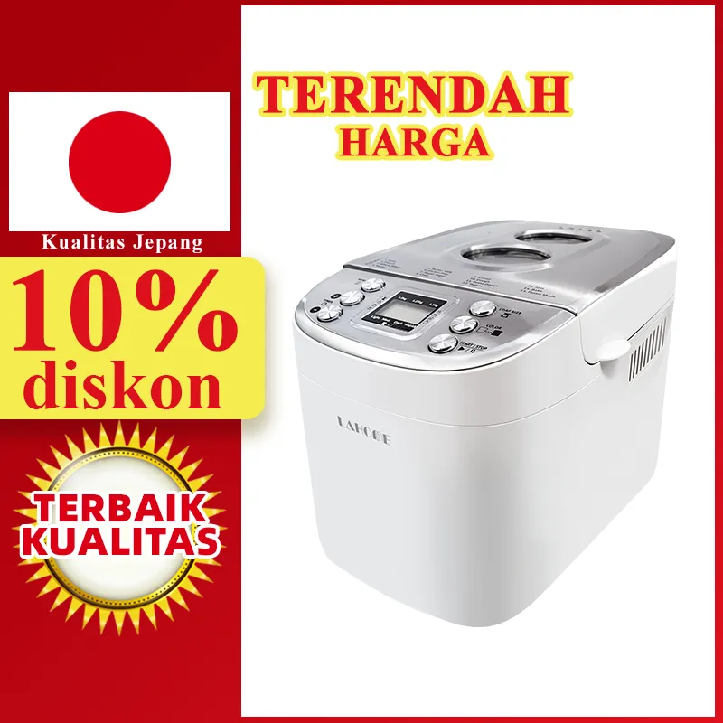 ✅ Mesin Pembuat Roti Multi Auto Digital 19 In 1 Mesin Adonan Bebas Gluten Yogurt Jam Cake 2lb/3lb  Bread Maker Machine Automatic 15 In 1 Intelligent Digital Smart Gluten Free Dough Machine Bake